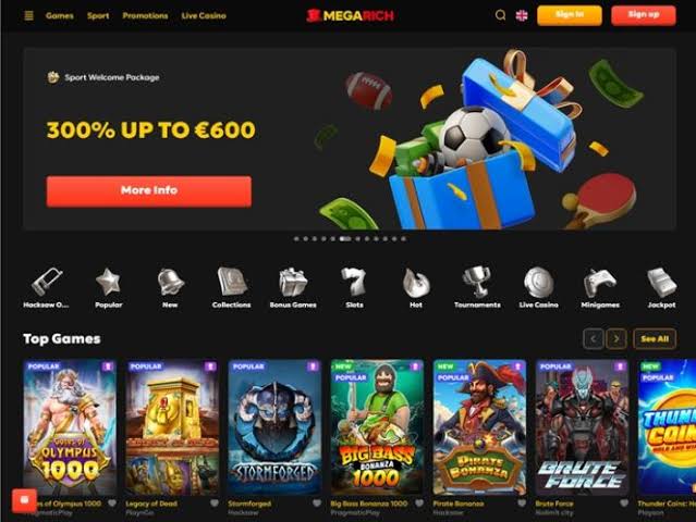 Recensione del casinò MegaRich: offerte bonus e metodi di prelievo